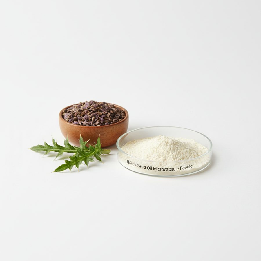 Расторопша тұқымы майының микрокапсулалы ұнтағы (Thistle Seed Oil Microcapsule Powder)