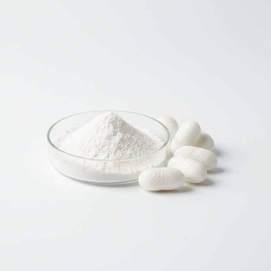 Жібек фиброин ұнтағы (Silk Fibroin Powder)