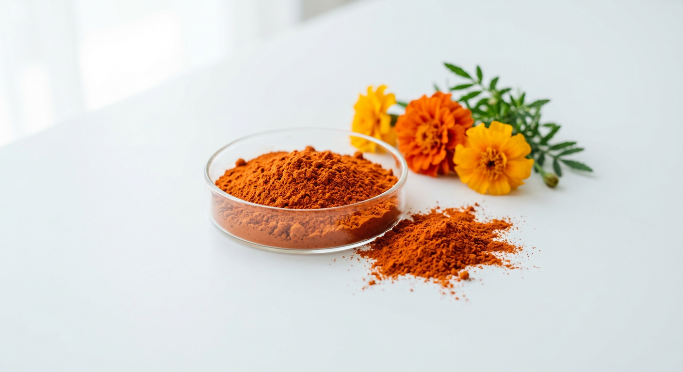Лютеин из экстракта цветков бархатцев (Tagetes erecta)