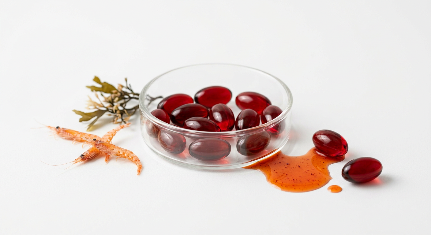 Криль майы капсулаларда (Krill Oil Softgels)